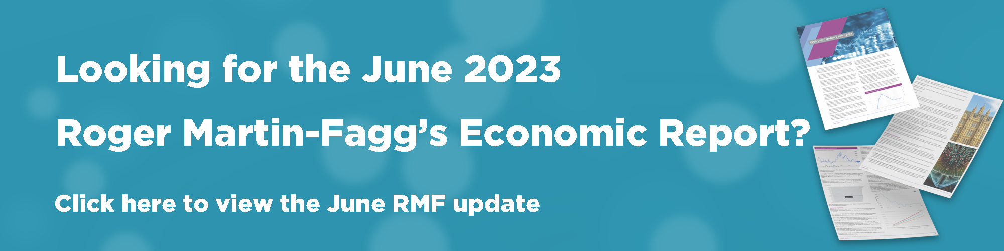 Roger Martin-Fagg June 2023 Economic Report banner